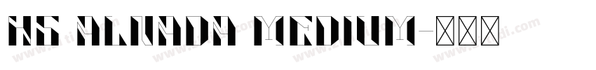 HS Alnada Medium字体转换